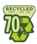 70% Recycled PVC Icon