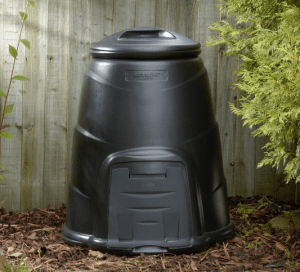 Black Plastic Compost Bin