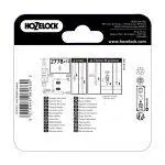 2778 0012, 2778 0024 - Straight Connectors 4mm