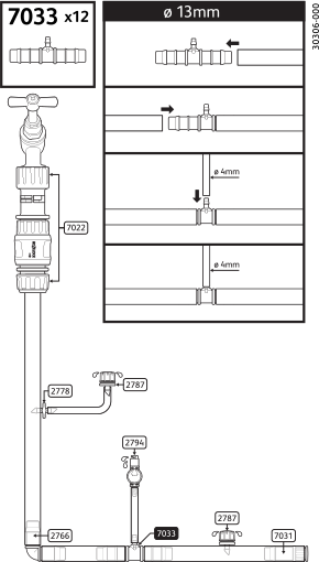 7033 - T-Fitting