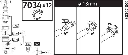 7034 0012 - Ratchet Clamps