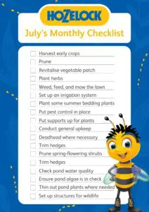 Julys Monthly Checklist