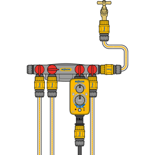 2150 - 4-Way Tap Connector